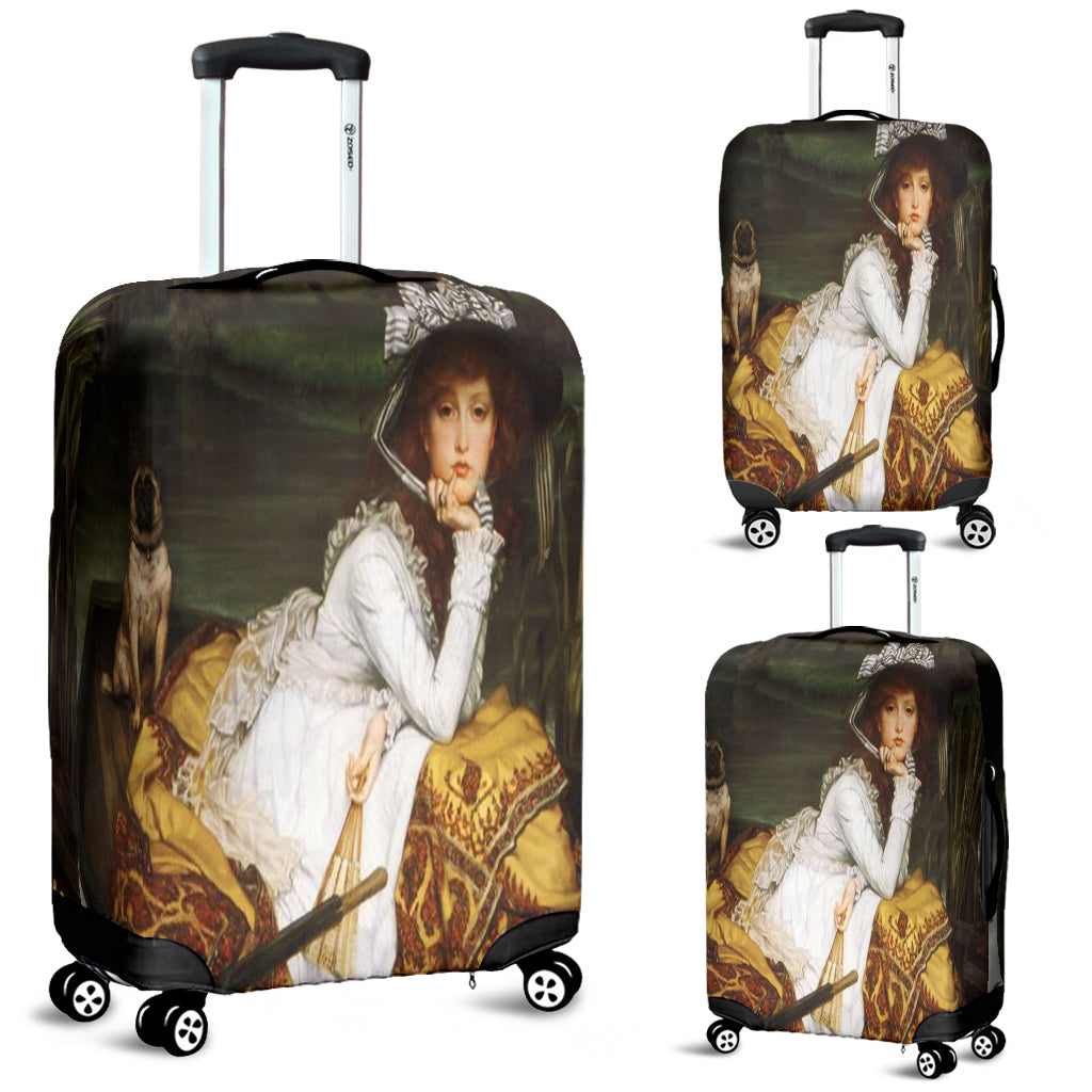 James Tissot Young Lady In A Boat Luggage Cover