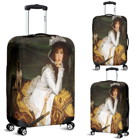 James Tissot Young Lady In A Boat Luggage Cover