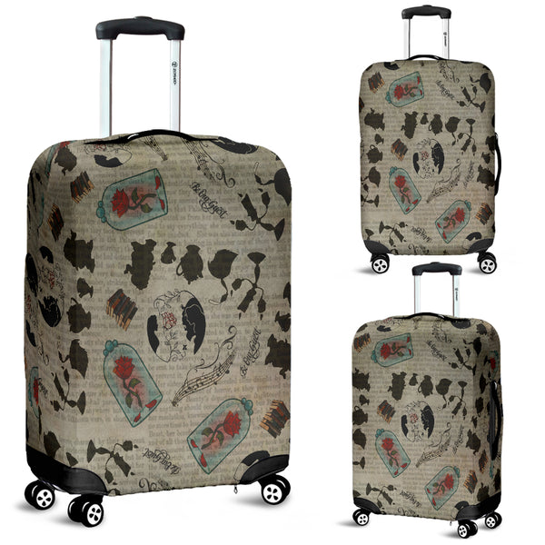 Beauty And Beast Luggage Cover