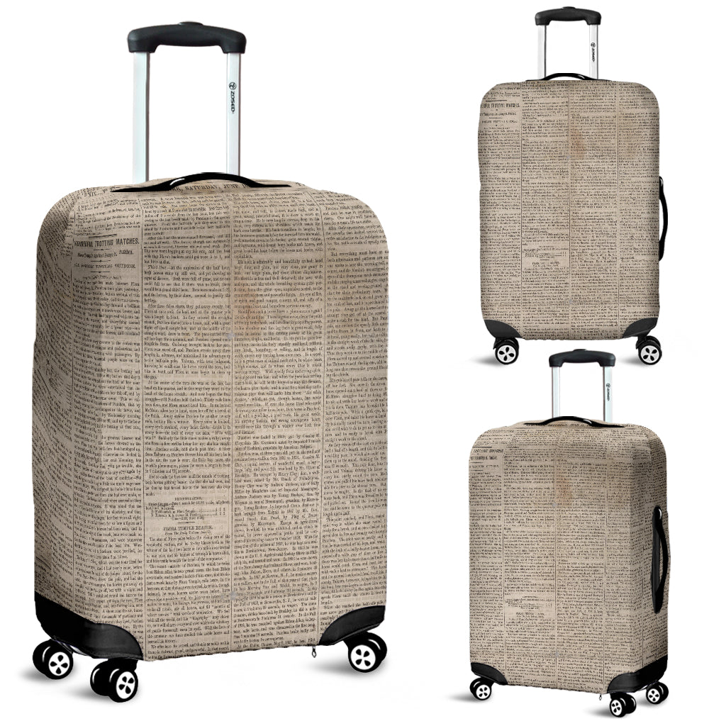 New York Tribune Old Newspaper Luggage Cover