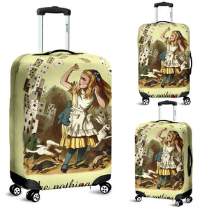 You're Nothing But A Pack Of Cards Alice In Wonderland Luggage Cover - STUDIO 11 COUTURE