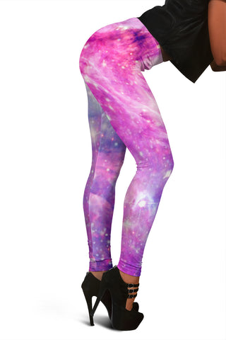 Women Leggings Sexy Printed Fitness Fashion Gym Dance Workout  Galaxy Pastel D01 - STUDIO 11 COUTURE
