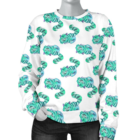 Custom Made Printed Designs Women's Sweater A2 Alice In Wonderland