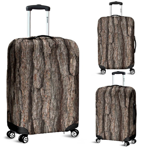 Tree Bark Luggage Cover - STUDIO 11 COUTURE