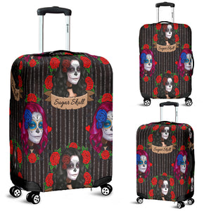 Sugar Skull Gothic Lolita Luggage Cover