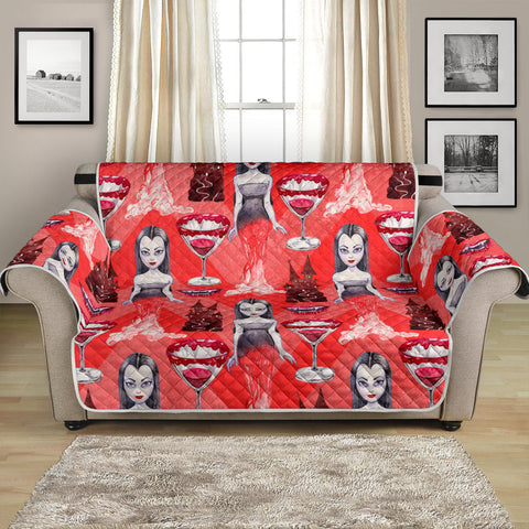 54'' Futon Sofa Protector Premium Polyster Fabric Custom Design Vampire 07