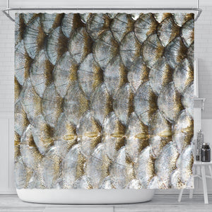 Fish Scale Shower Curtain