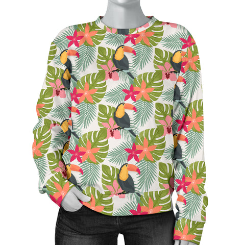 Custom Made Printed Designs Women's (C9) Sweater Tropical