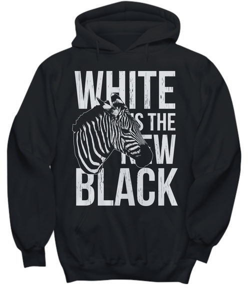 Women and Men Tee Shirt T-Shirt Hoodie Sweatshirt White Is The New Black