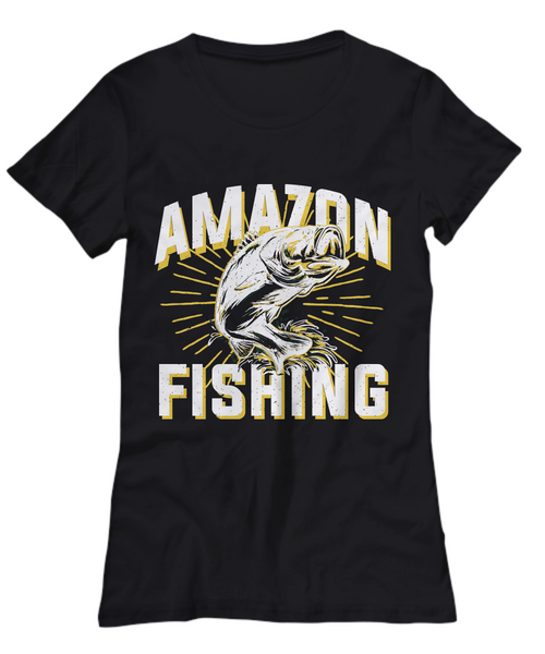 Women and Men Tee Shirt T-Shirt Hoodie Sweatshirt Amazon Fishing