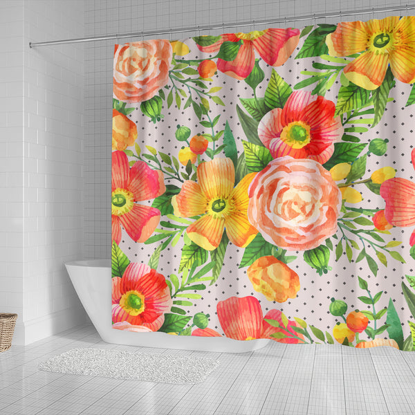Floral Spring Shower Curtain