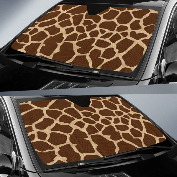 Giraffe Skin Auto Sun Shades