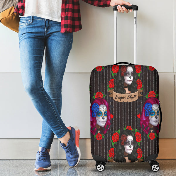 Sugar Skull Gothic Lolita Luggage Cover