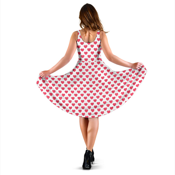 Women's Dress, No Sleeves, Custom Dress, Midi Dress, Alice In Wonderland 4-10