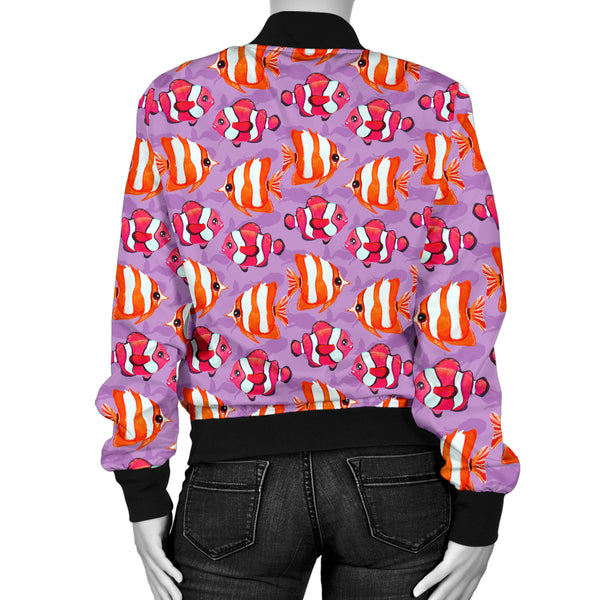 Sports Varsity Style Bomber Jacket Women (M1) Mermaid - STUDIO 11 COUTURE