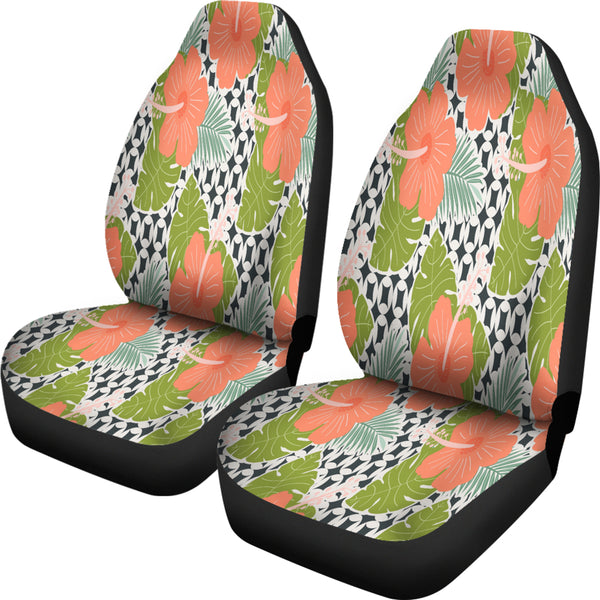 Hibiscus Tropical Flower Car Seat Covers