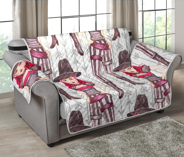 54'' Futon Sofa Protector Premium Polyster Fabric Custom Design Vampire 09