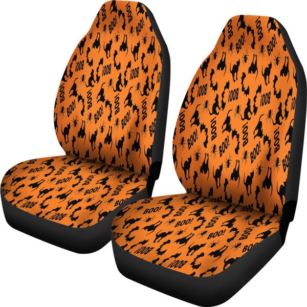 Trick or Treat Cat Boo Car Seat Covers