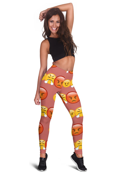 Women Leggings Sexy Printed Fitness Fashion Gym Dance Workout Emojis Theme W13