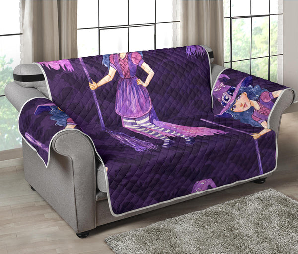 54'' Futon Sofa Protector Premium Polyster Fabric Custom Design Witch 11
