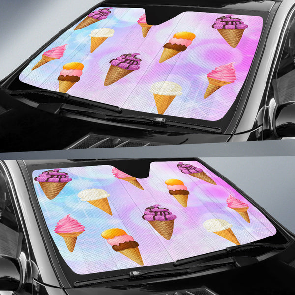 Ice Cream Auto Sun Shades