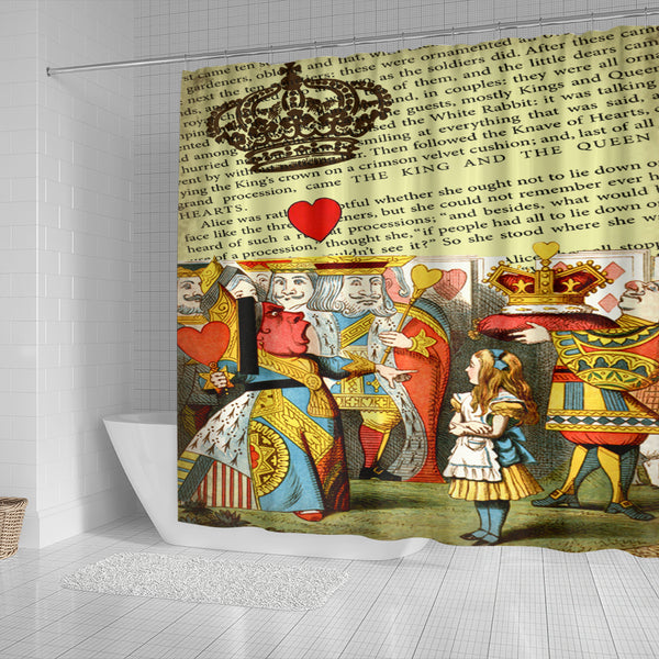 The King And The Queen Shower Curtain - STUDIO 11 COUTURE