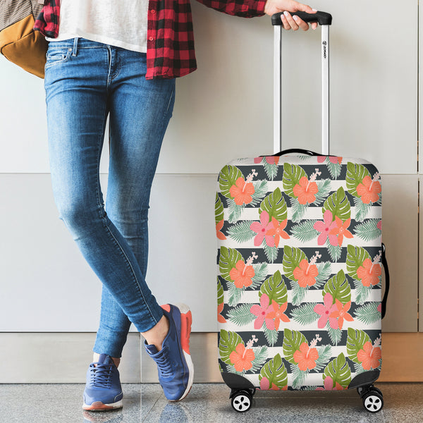 Tropical Flower 3 Luggage Cover - STUDIO 11 COUTURE
