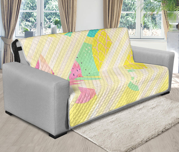 70'' Futon Sofa Protector Premium Polyster Fabric Custom Design Fruits 01