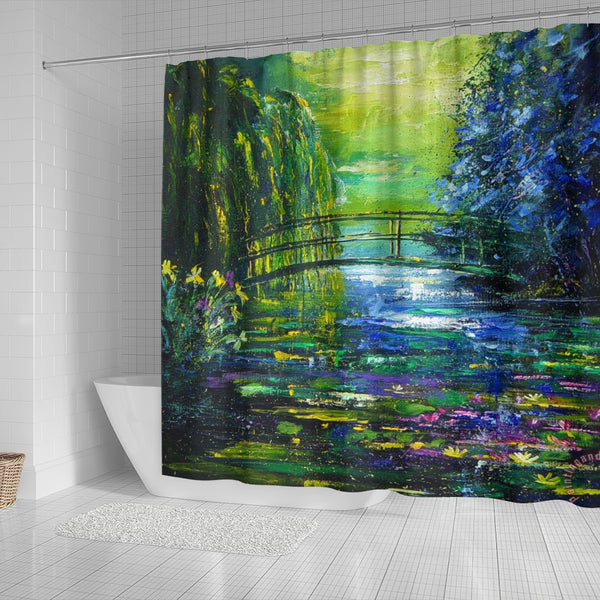 After Monet Shower Curtain - STUDIO 11 COUTURE