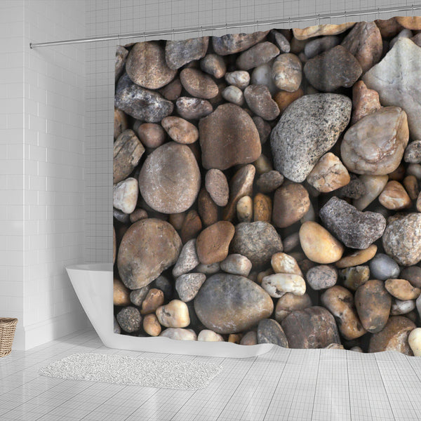 Rocks Shower Curtain - STUDIO 11 COUTURE
