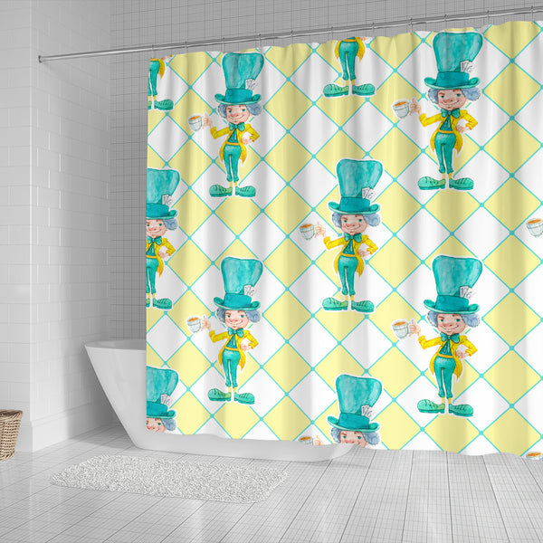 The Mad Hatter Alice In Wonderland Shower Curtain