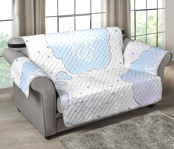 54'' Futon Sofa Protector Premium Polyster Fabric Custom Design Unicorn 02
