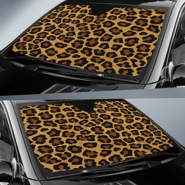 Leopard Skin Auto Sun Shades