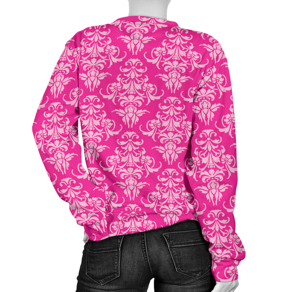 Custom Made Printed Designs Women's (B6) Sweater Ballerina Rose