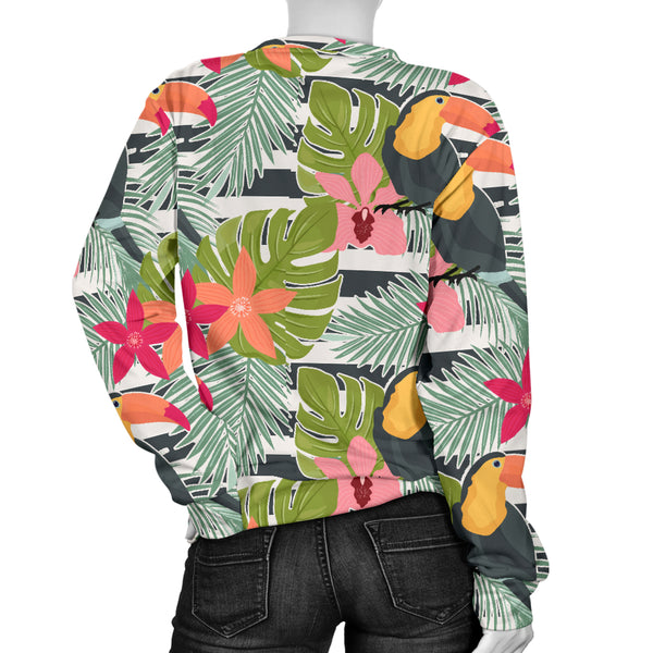 Custom Made Printed Designs Women's (C3) Sweater Tropical