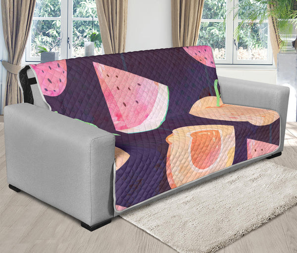 70'' Futon Sofa Protector Premium Polyster Fabric Custom Design Fruits 09