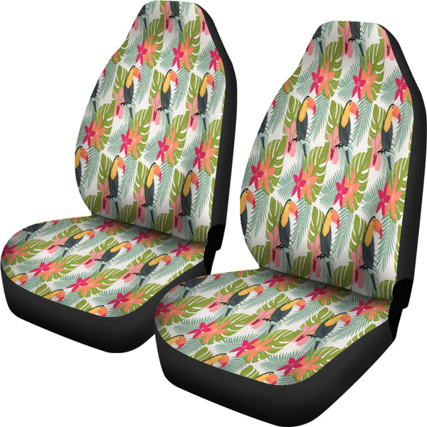 Tropical Small Tucan Bird Car Seat Covers