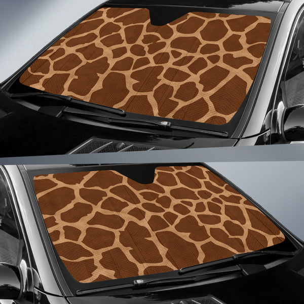 Giraffe Skin Auto Sun Shades