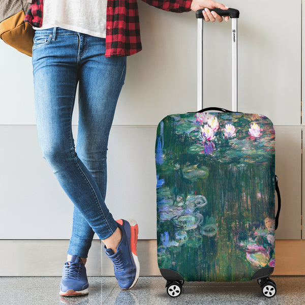 Claude Monet Water Lilies Luggage Cover