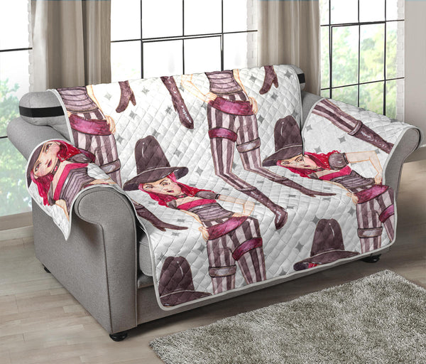 54'' Futon Sofa Protector Premium Polyster Fabric Custom Design Vampire 01