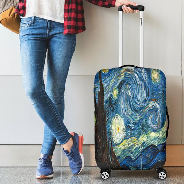 Vincent Van Gogh Starry Night Luggage Cover - STUDIO 11 COUTURE