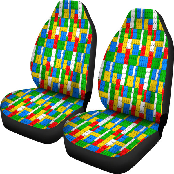 Legos Building Blocks Car Seat Covers