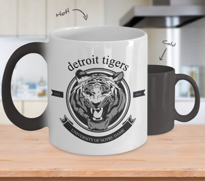 Color Changing Mug Animals University Of Notre Dame Detroit Tigers