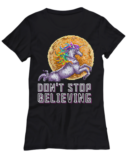 Women and Men Tee Shirt T-Shirt Hoodie Sweatshirt Don't Stop Believing