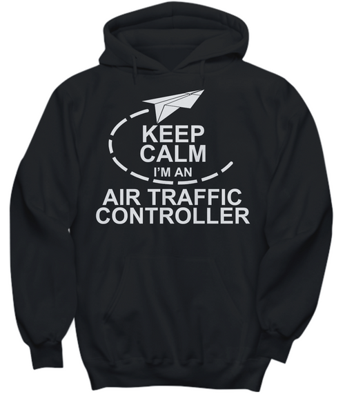 Women and Men Tee Shirt T-Shirt Hoodie Sweatshirt Keep Calm I'm An Air Traffic Controller