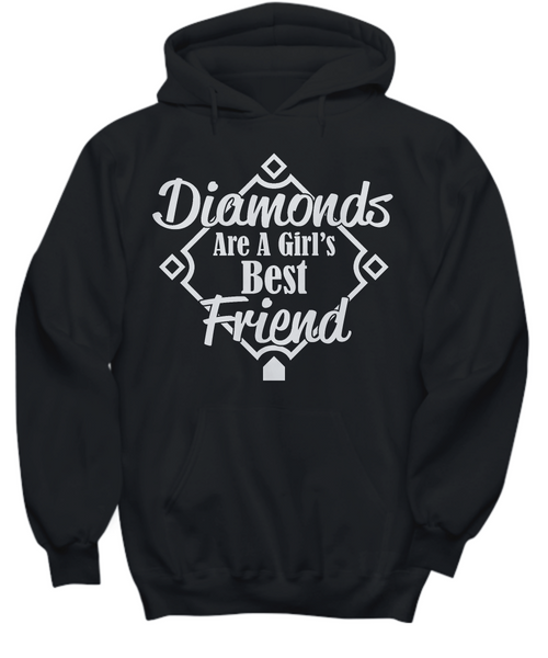 Women and Men Tee Shirt T-Shirt Hoodie Sweatshirt Diamonds Are A Girls Best Friend