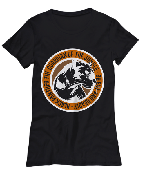 Women and Men Tee Shirt T-Shirt Hoodie Sweatshirt Guardian Of The Jungle - Silent And Deadly - Black Panther