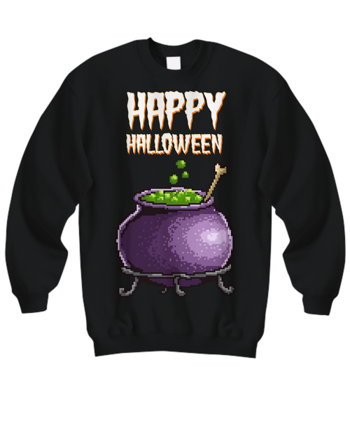 Women and Men Tee Shirt T-Shirt Hoodie Sweatshirt Happy Halloween