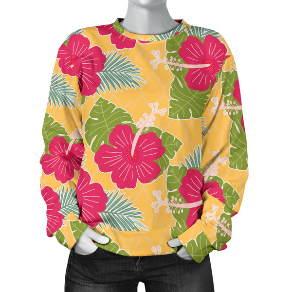 Custom Made Printed Designs Women's (C8) Sweater Tropical