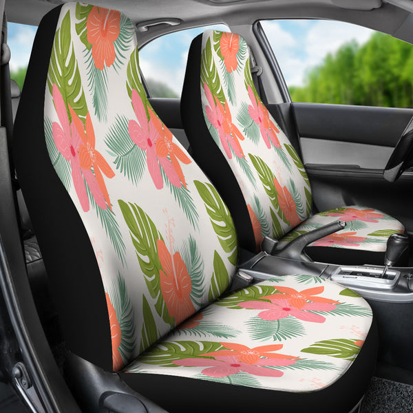 Tropical Jasmin Flower Car Seat Covers
